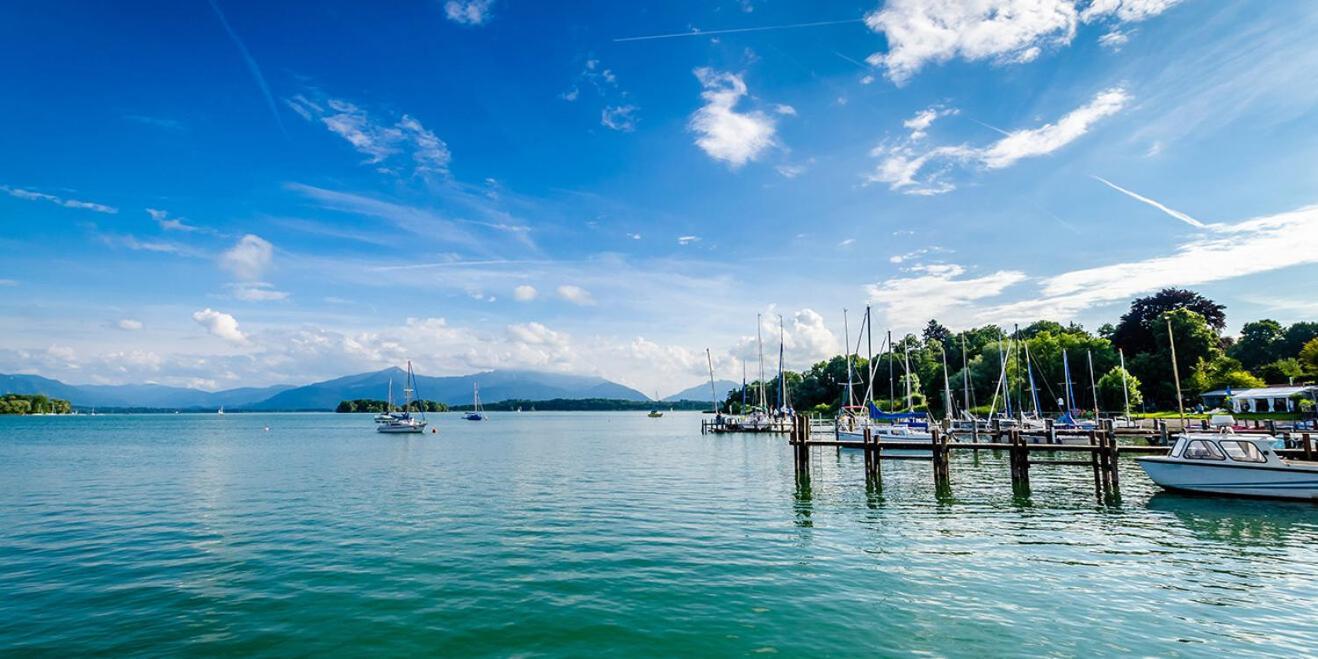 Uniqe I 95Qm I Bergblick I Garten I Bbq I Seenah Prien am Chiemsee Esterno foto
